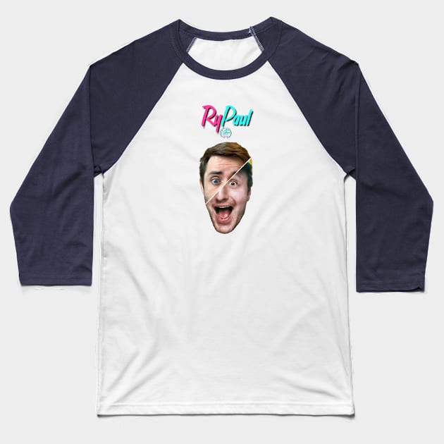 RyPaul 1 Baseball T-Shirt by Cold Callers Comedy